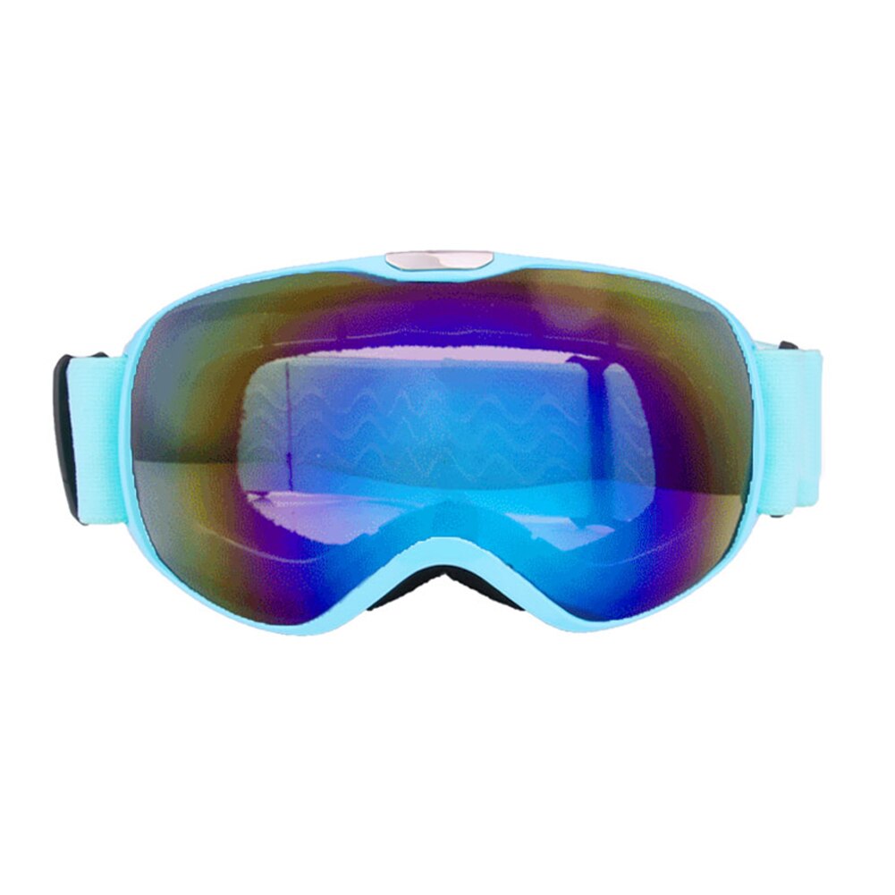 Gogle narciarskie okulary narciarskie dla dzieci gogle zimowe dla dzieci gogle snowboardowe okulary ochrona UV400 śnieg przeciwmgielna podwójna maska narciarska: Blue