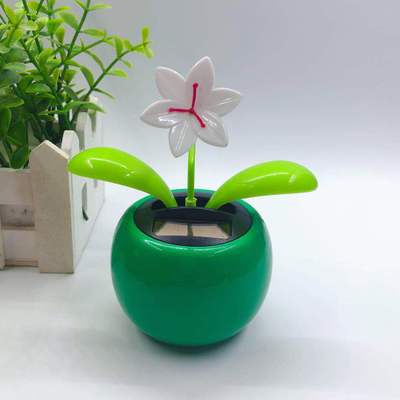 Magia Solar Powered Dancing Fiori Oscillante Bobble Regalo Del Giocattolo Auto Della Decorazione Della Novità Felice Danza Solare Giocattoli Regalo Per I Bambini: D