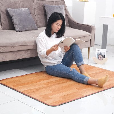 Chauffe-pieds tapis chauffant électrique bureau pieds chauds Thermostat coussin chauffant maison tapis de sol chauffant 50x30cm