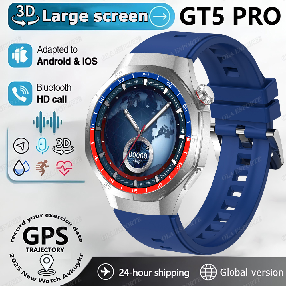 Novo relógio inteligente masculino 300mah bateria grande hd tela amoled chamada smartwatch feminino vários modos esportivos à prova dwaterproof água relógios esportivos: Preto