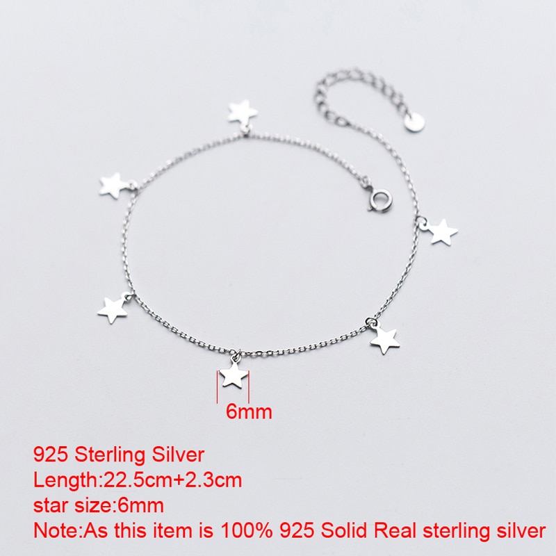 925 en argent Sterling cheville bracelet plage cheville chaînes pied Bracelet bijoux