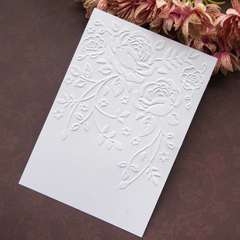 Flower Template Craft Plastic Stencils Making Paper Card Wedding Decoration DIY Scrapbooking 1Pcs Embossing Folders