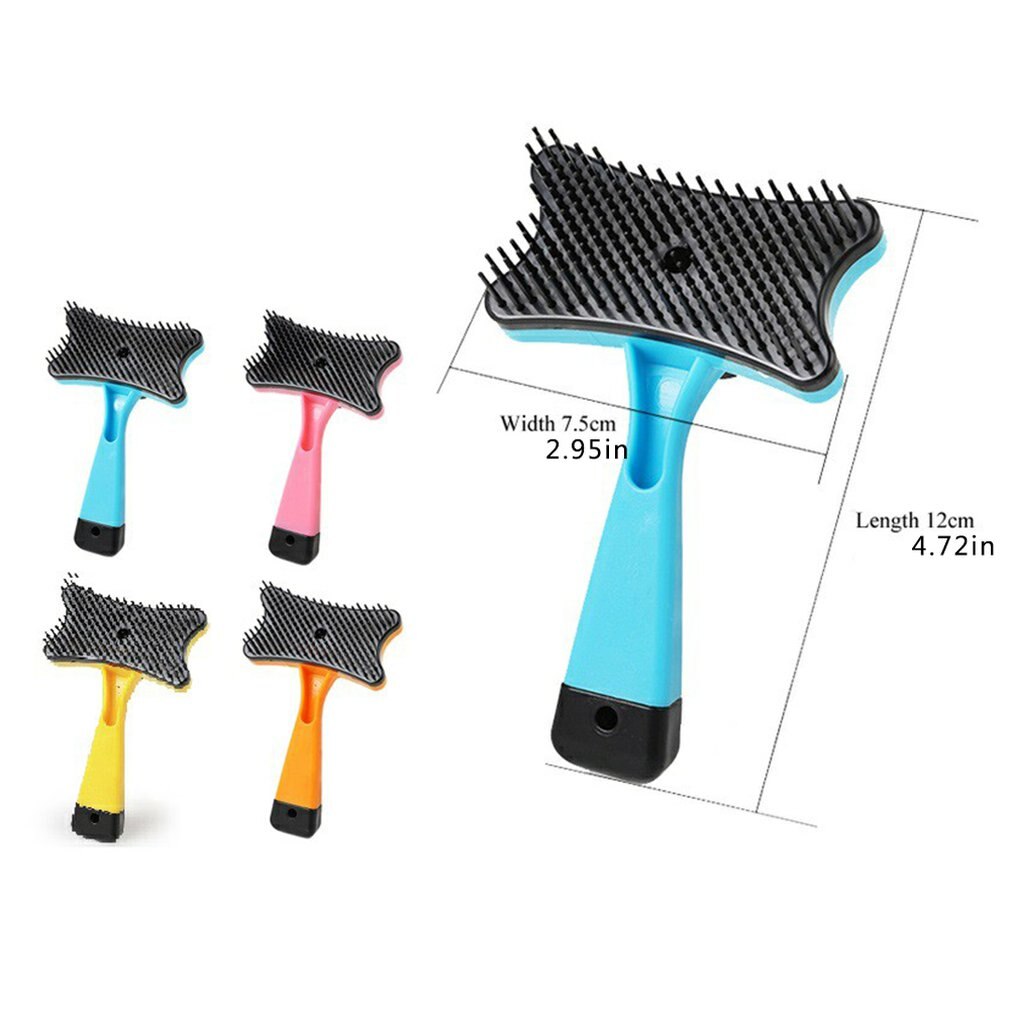 Self Clean Dog Brush Puppy Hair Grooming Pet Cat Brush Combs Dog Shedding Brush For Long & Short Hair