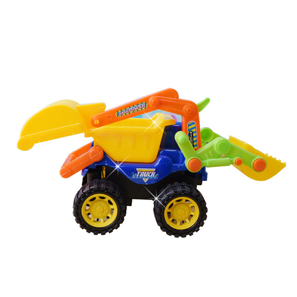 Vehículos coche de playa de arena de ingeniería camión excavadora rastreador juguetes inertia simulación excavadora jugar vertedero para niños gran