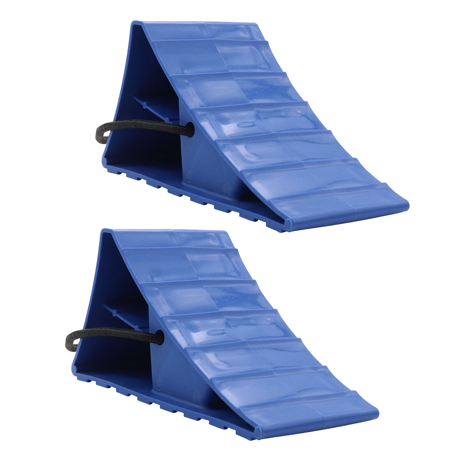 2Stck Unterlegkeil Anti-Schleudern Fahrzeug Auto Lkw Rad Reifen Keil halt Block Rad Stopper Gummi Dreieck Holz Stopper