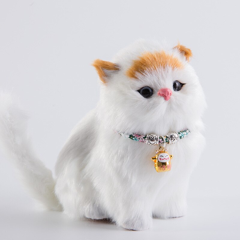 Hecho a mano lindo perro Collar gato impreso corbata Collar con Bell para perros gatos y mascotas gato Accesorios