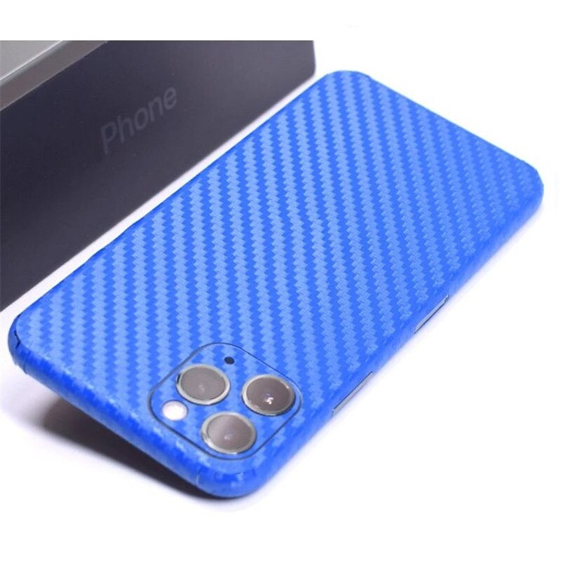 Phone Stickers For iPhone 11 Pro Max Color Carbon Fiber Film For iPhone 11 Pro 11 Sticker Mobile Phone Accessories EEMIA