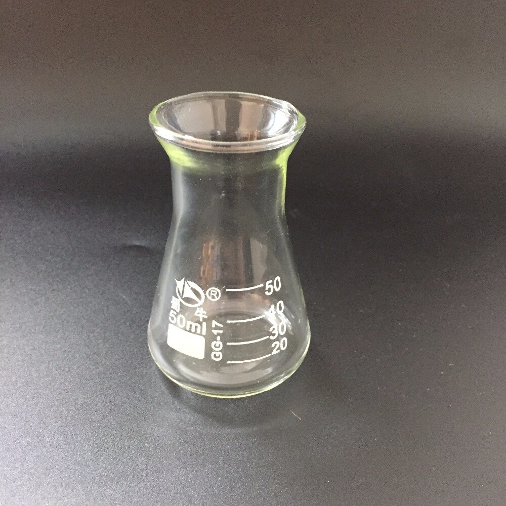 1 Pc 50-2000 Ml Driehoek Glas Trompet Mond Kolf Erlenmeyer Erlenmeyer Labratory Brede Hals kolf