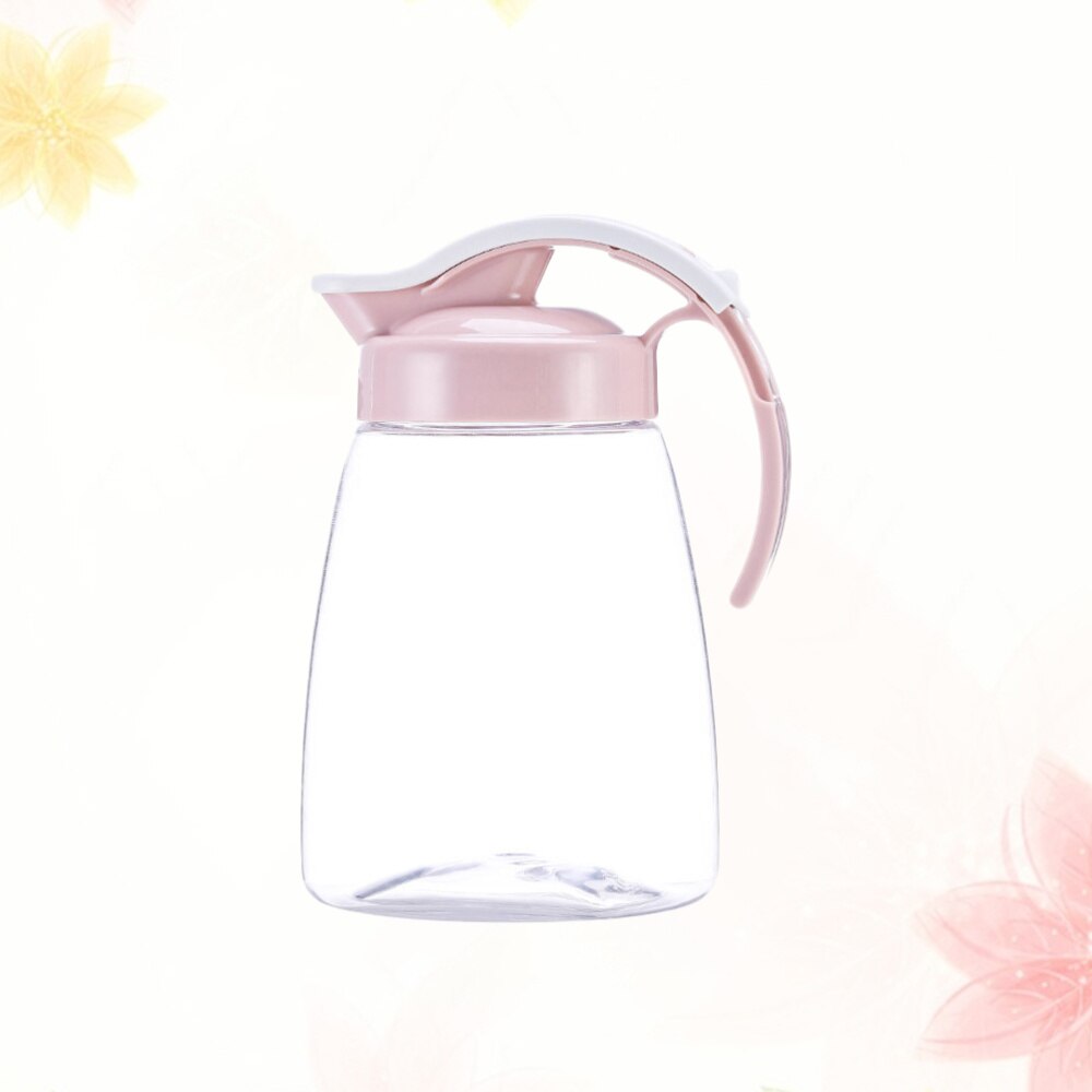 Getränke Lagerung Container Wärme Kälte Wasser Krug Kunststoff Saft Krug Haushalt Teekanne Wasserkocher-Größe L (Rosa)