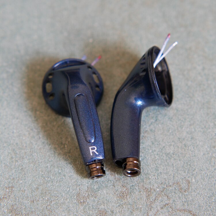 Mx500 schelpen met mmcx-aansluiting 15.4mm schelpen met mmcx-vrouwelijke zitting 1 paar: Blauw