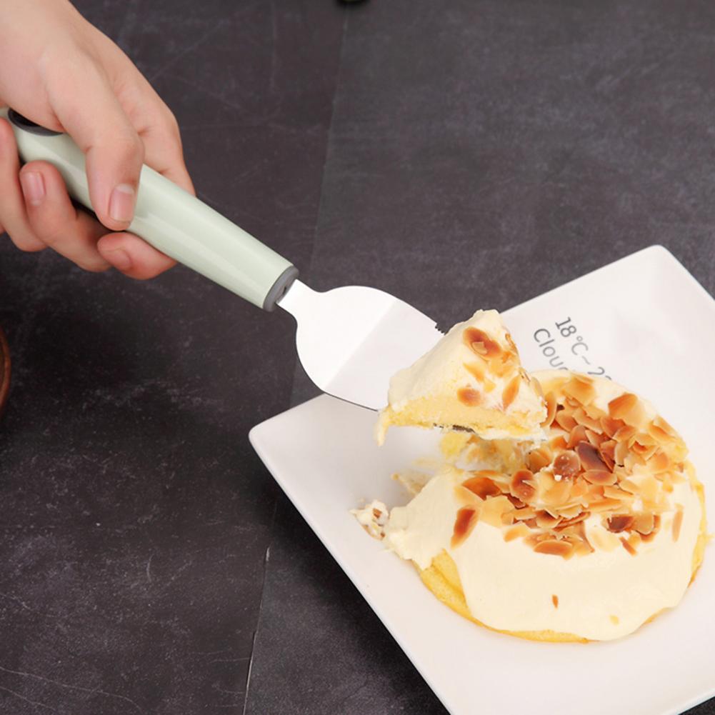 Cake Schop Goede Gekartelde Rand Cake Dessert Schop Duurzaam Taart Spatel