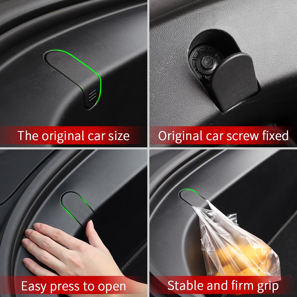 Gancho de maletero delantero para Tesla modelo 3, accesorios, accesorios para coche modelo 3 tesla tres