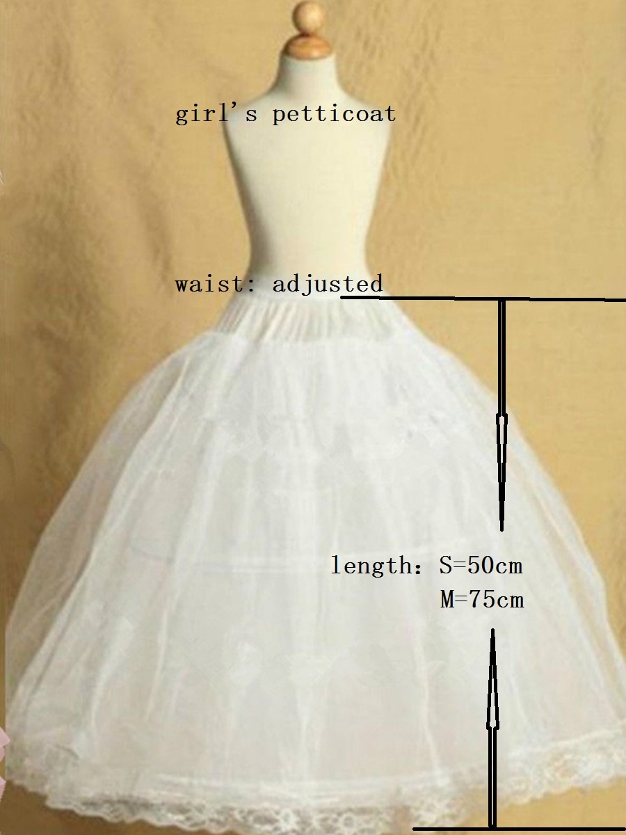 2 vanne lolita hame alushame lapsille häät kukka tytöt alushame alushame liukuu prinsessa lapselle 2-14 vuotta vestidos