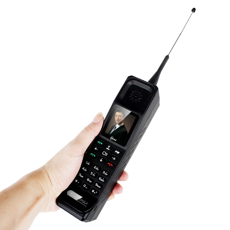 With Antenna Retro Style Big Bar Mobile Phone Strong Signal Power Bank Dual sim 4500mAh Flashlight MP3 MP4 Vibration Bluetooth