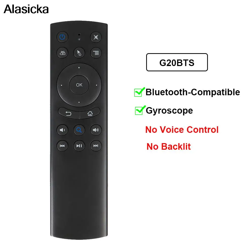 G20S PRO Inteligentny pilot głosowy 2.4G Bezprzewodowy podświetlany żyroskop BT5.0 Air Mouse Nauka na podczerwień dla Android TV Box G20 BTS Plus