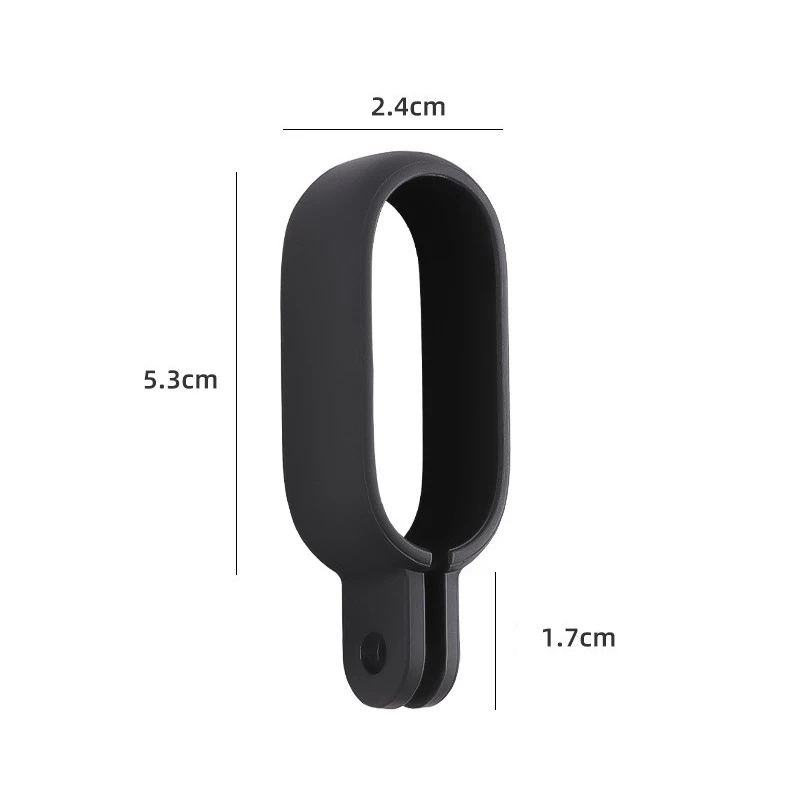 Accesorios para Insta360 GO 3 GO3S, carcasa de marco + adaptador de trípode 1/4, montaje de carcasa de tornillo largo, protección para Insta 360 go3: Color negro