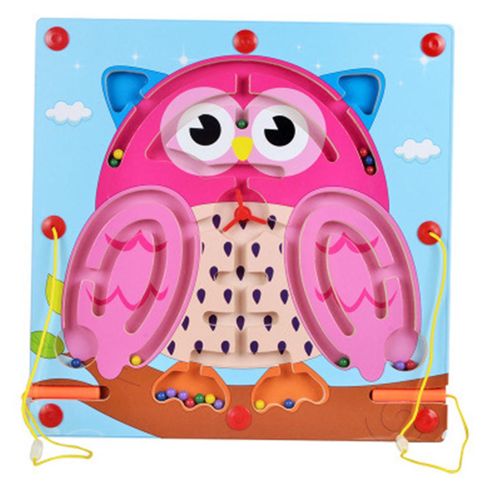 Kinderen Educatief Magnetische Doolhof ouder-kind Puzzel Intelligentie Speelgoed Kinderen Kinderen Speelgoed: Owl