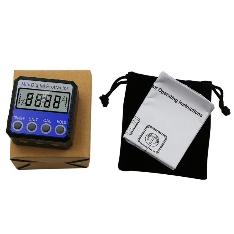 Mini Magnetic Horizontal Angle Meter Digital Display Protractor Inclinometer Electronic Level Gauge