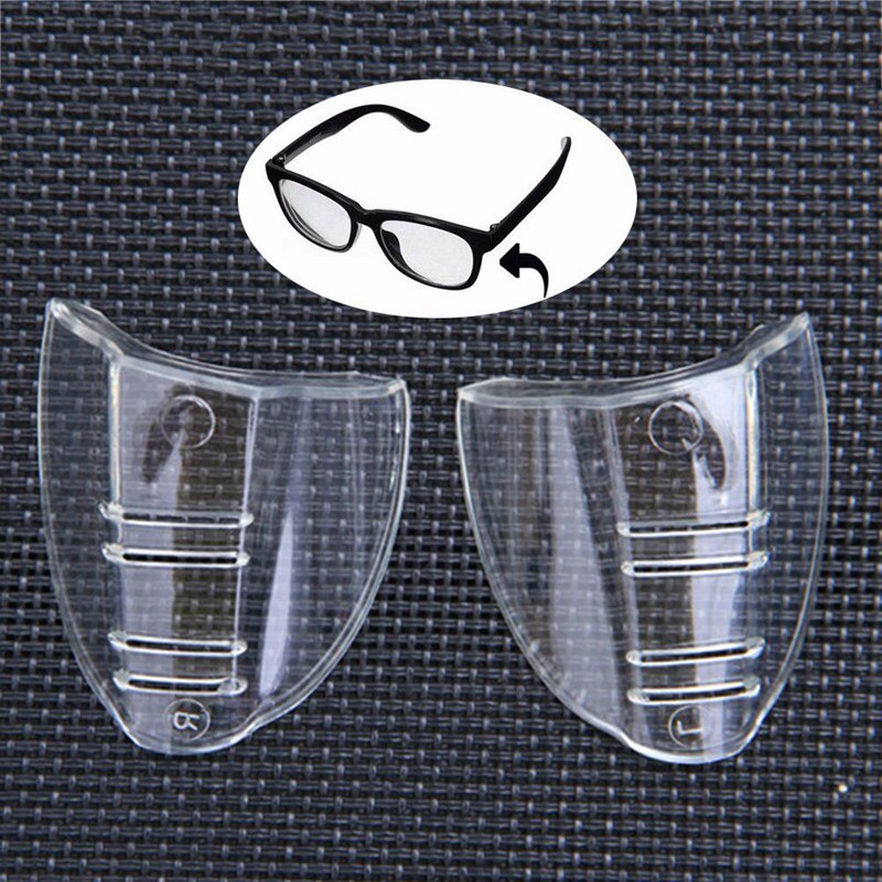 1 par sikkerhedsoptisk universal sideskærm sideskærme briller vinger sikkerhedsglas fleksibel beskyttelsesbrille