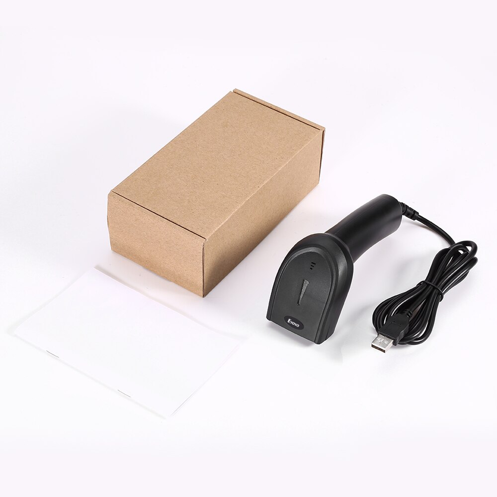 Eyoyo 1D 2D QR Handheld Wired Barcode Scanner, CCD PDF417 Data Matrix Bar Code Reader for Computer, PC, Laptop Barcode Scanning