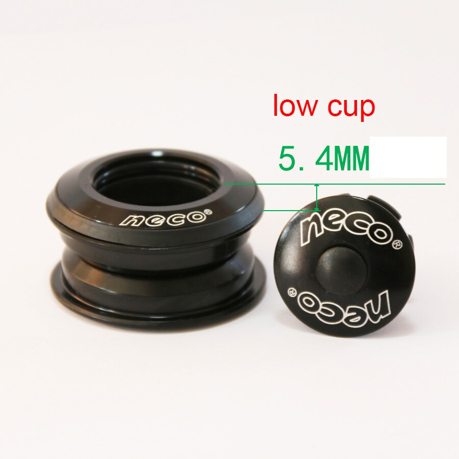 NECO HS-NC12 Semi-Integrated Bike Headset - 1-1/8" Steel, Dust Seal For MTB/Racing