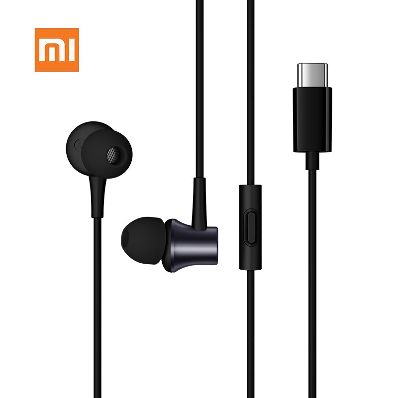 Originele Xiao mi zuiger 3 oortelefoon Type-c MI 3.5mm koptelefoon headset Met Mi c voor smartphone xiao mi mi 6 8 9 mi 4 3 rode mi huawei