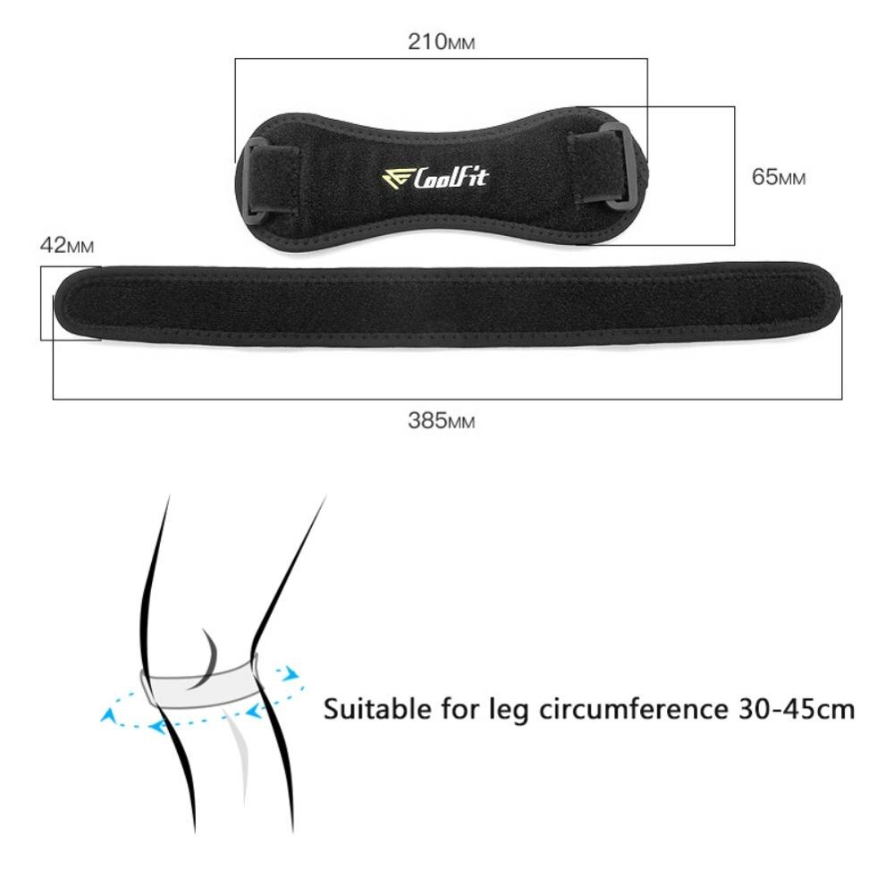 Outdoor 1 Pcs Verstelbare Patella Knie Pees Strap Protector Guard Ondersteuning Pad Gordel Sport Knie Brace Pijnbestrijding Guard Strap