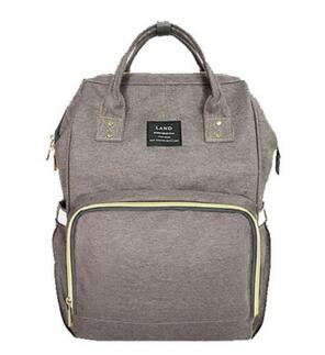 Land Update Mummie Moederschap Napyy Tas Grote Capaciteit Baby Tas Rugzak Desiger Verpleging Zak Voor Babyverzorging: gray