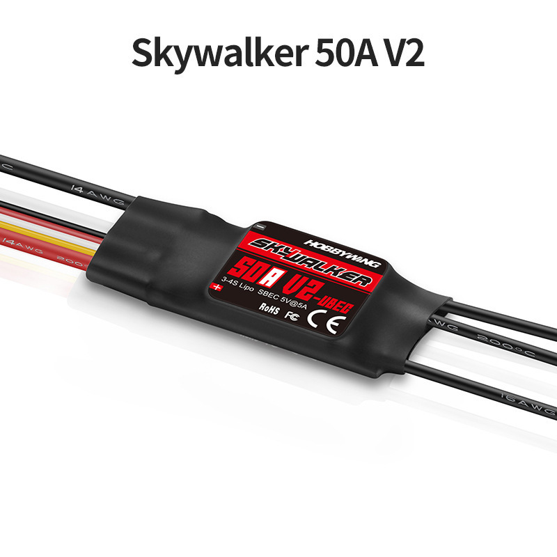 Original Hobbywing Skywalker 12A 20A 30A 40A 50A 60A 80A 100A V2 Geschwindigkeit ESC Regler mit UBEC für RC Hubschrauber Flugzeuge: Kamel