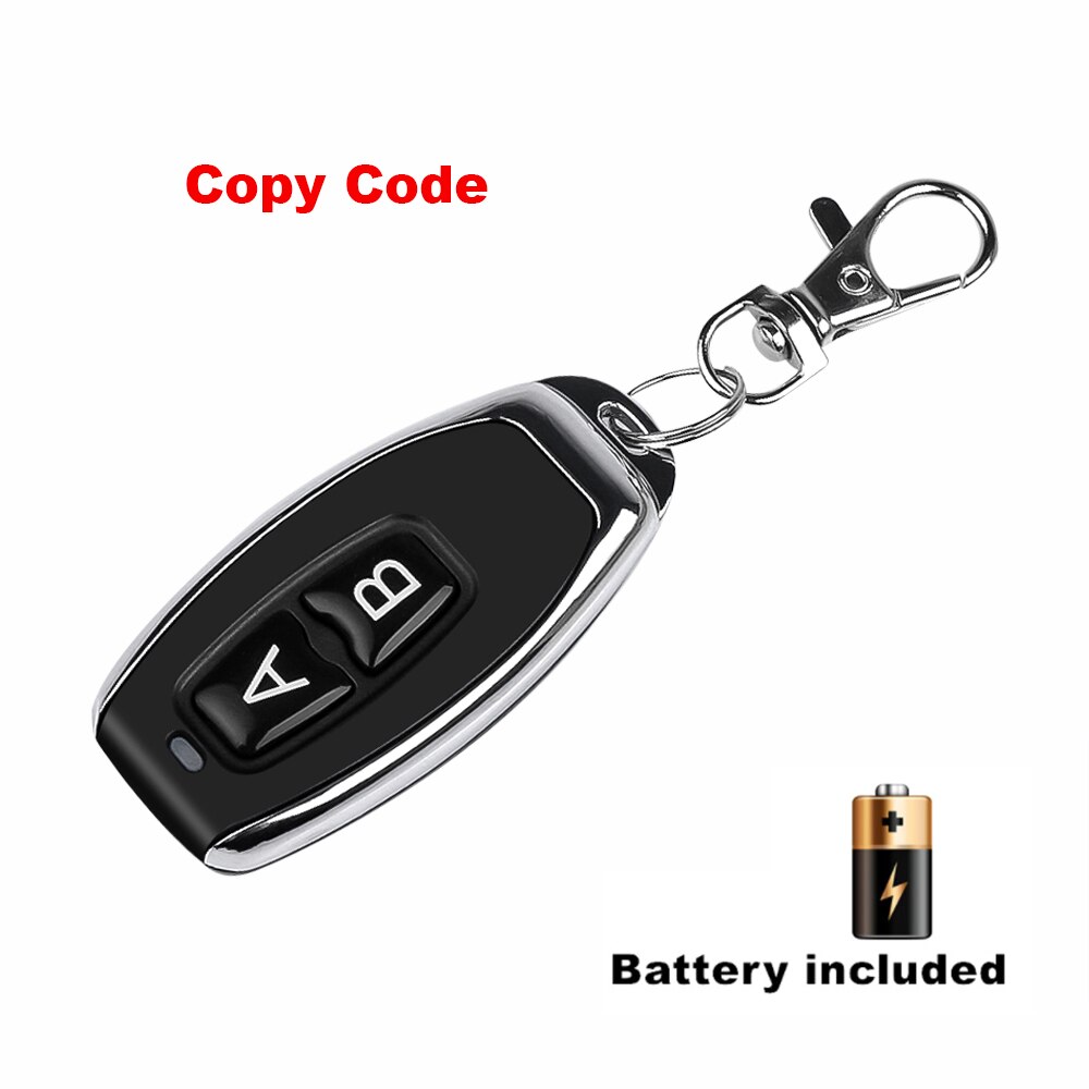 kebidu 433Mhz RF Remote Control Copy 2 Buttons Cloning Duplicator for Distance Learning Electric Garage Door Controller: AB Copy