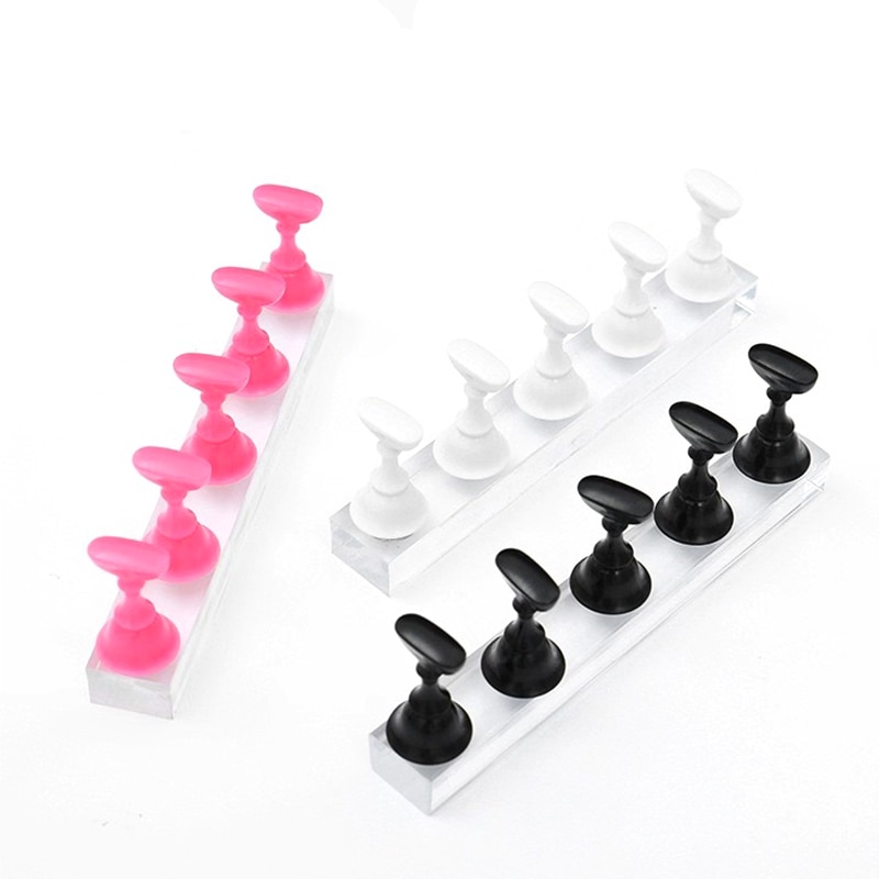 Nagelhouder oefentraining schaakstukken oefenbeugel plaatondersteuning magnetische basis magneet display frame doe-het-zelf manicure gereedschap
