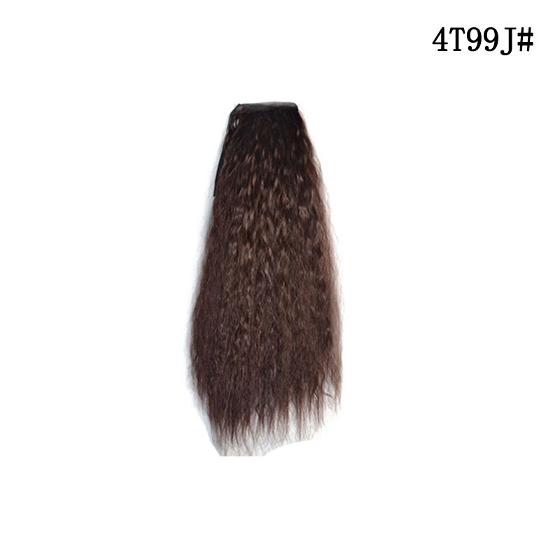 Synthetic Ponytail Wate Wave Long High Temperature Fiber Tie on Hair Extensions For Girls Party Clip in Hairpieces OLD STREET