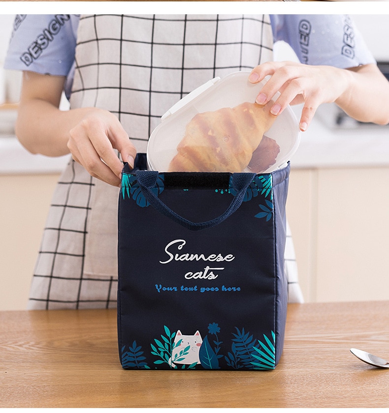 Lastest Oxford Wasserdicht Isolierte Mittagessen Kasten Tasche Große Thermische Bento Kühler Picknick Tote Mittagessen Taschen für Frauen freundlicher Männer Schule