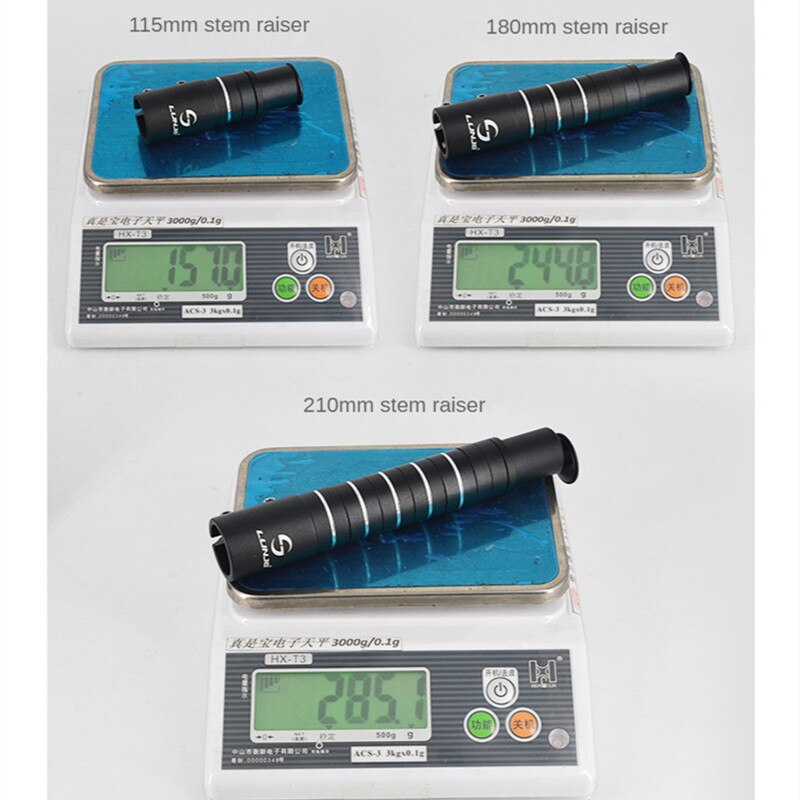 Fiets Stuurpen Verhogen 115/150/180/210Mm Mountainbike Fiets Stuurpen Raiser Voorvork verhogen Balhoofd Extender