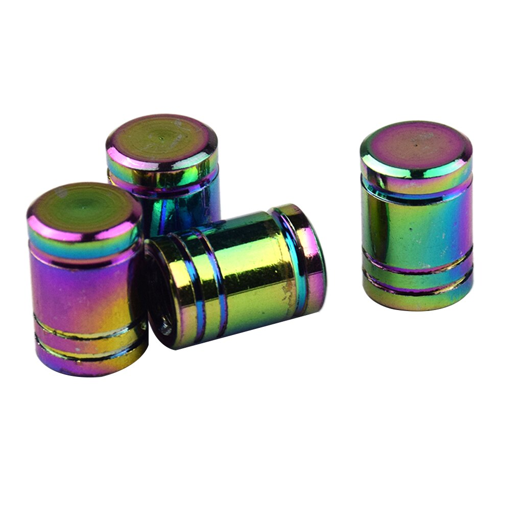 Cylinder Shape Racing Style Tire Valve Cover for Most Vehicles Cars Trucks Pickups