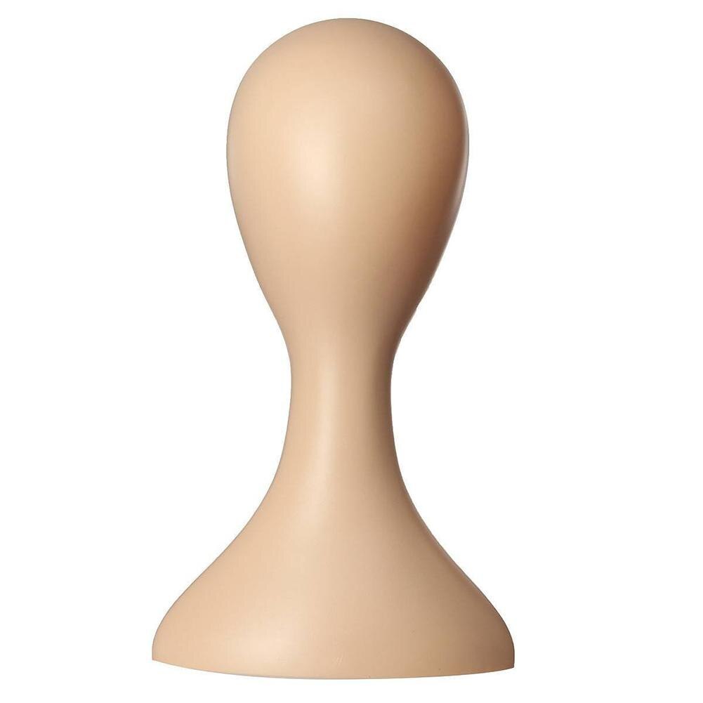 Tête De Mannequin En Plastique Blanc Brillant Premium - Hauteur 18,5 Pouces (47 Cm) - Pour Coiffure Ou Déco