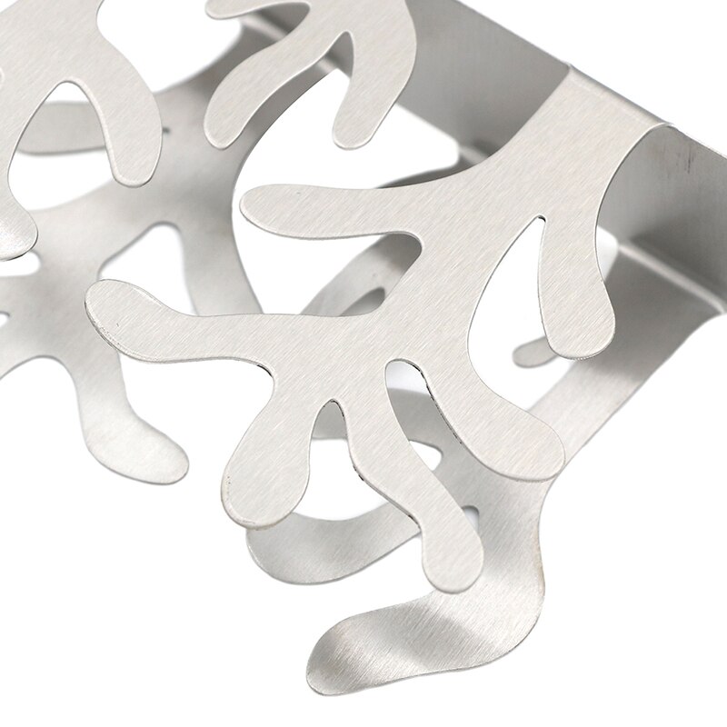 Hult træ metal servietholder papirdispenser tissue rack hvid hjemmefest spisebord dekoration