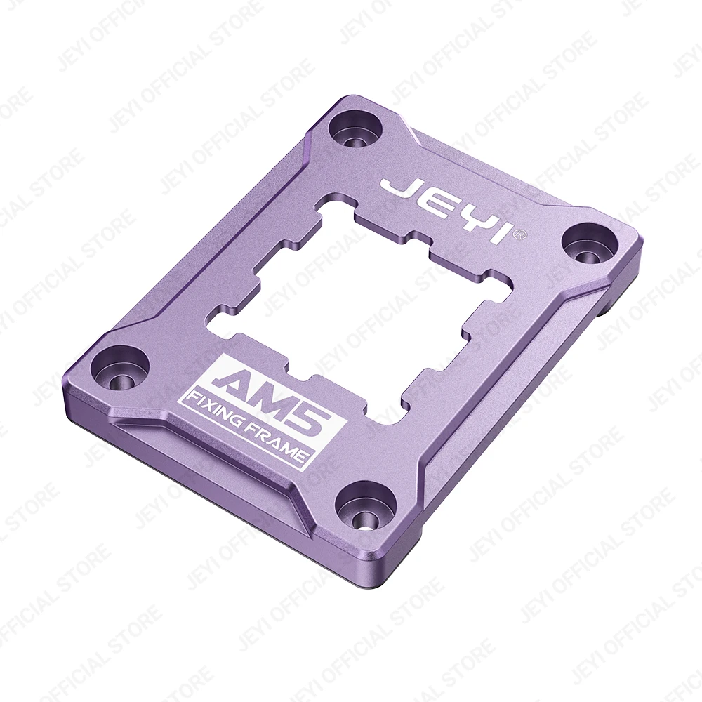 JEYI AM5 CPU Anti-Bending Socket Frame Aluminum AMD Bending Corrector Fixing Holder for 7950X,7900X,7700X,6000X Anti-Warping: Default Title