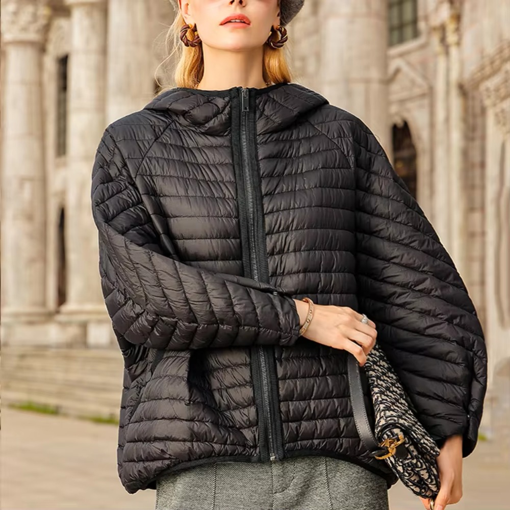 Winter Short Puffer Jacket Women 90% White Duck Down Coat Loose Female Feather Parka Hooded Outwear Warm