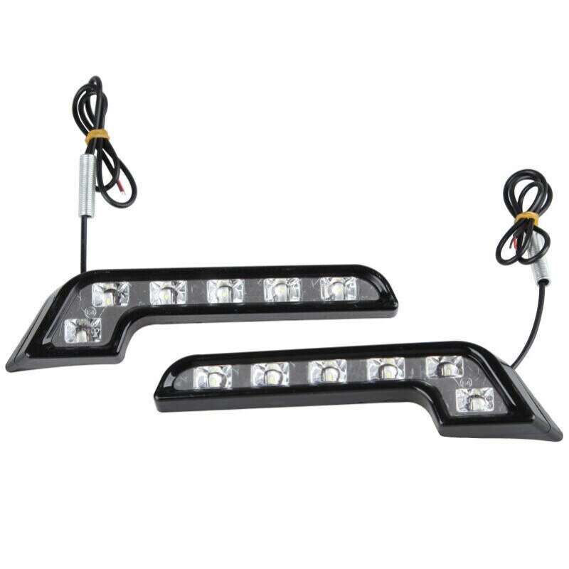 L-Shape Daytime Running Lights 6-LED Super bright Shockproof Waterproof