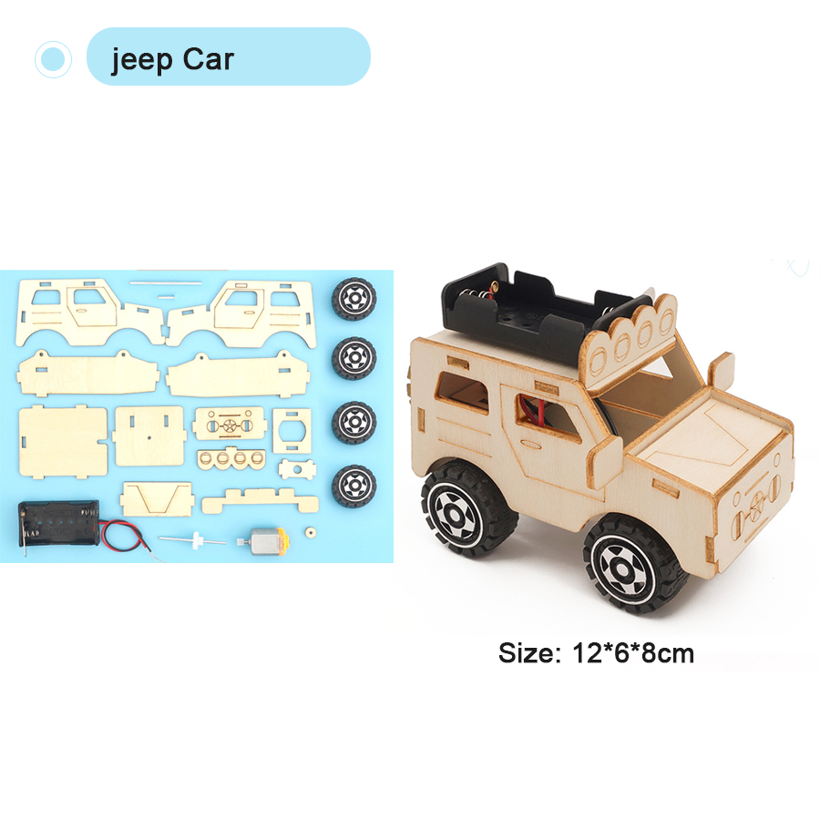 DIY Wissenschaft Spielzeug freundlicher Experiment Pädagogische Physikalische Auto Modell Stengel Projekte Bausätze 3D Montage Technologie für Schule Versorgung