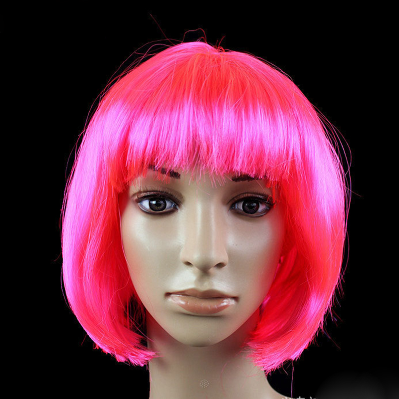 Peluca Bob para mujeres bonitas, pelucas Bob cortas, Natural, Cosplay de Halloween, pelucas de Anime, peluca sintética de colores bonitos para diaria de Navidad: Gris