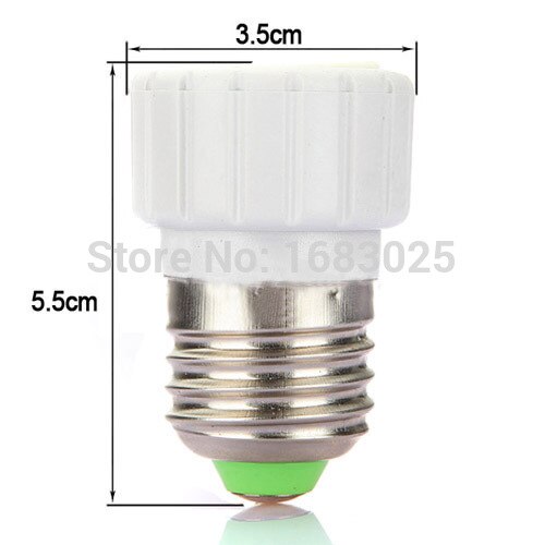 Helle Lampen-birnen-Adapter-konverter E27 auf GU10 Sockel Halfter Adapter Konverter