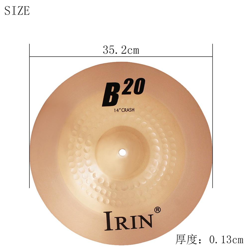 IRIN 14 Inch B20 Cymbal Bronze Cymbal for Drum Set