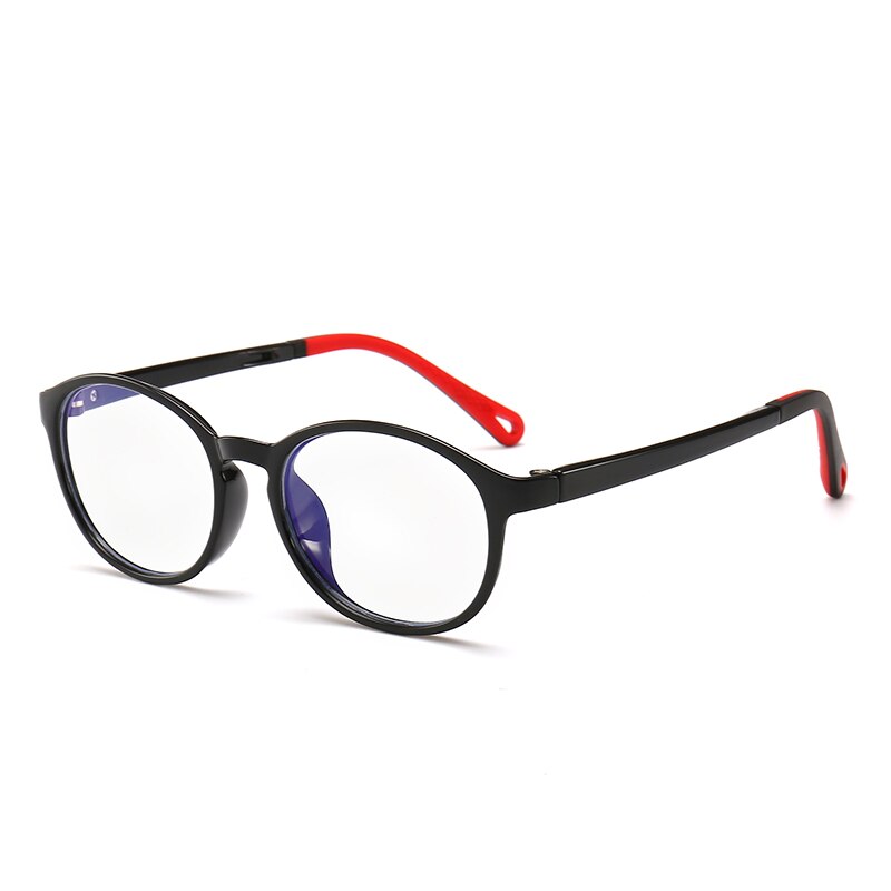 VCKA Children TR90 Silicone Glasses Frame Ultralight Eyeglass Kids Anti-blue light Boy Girl Computer Game Protective Goggle