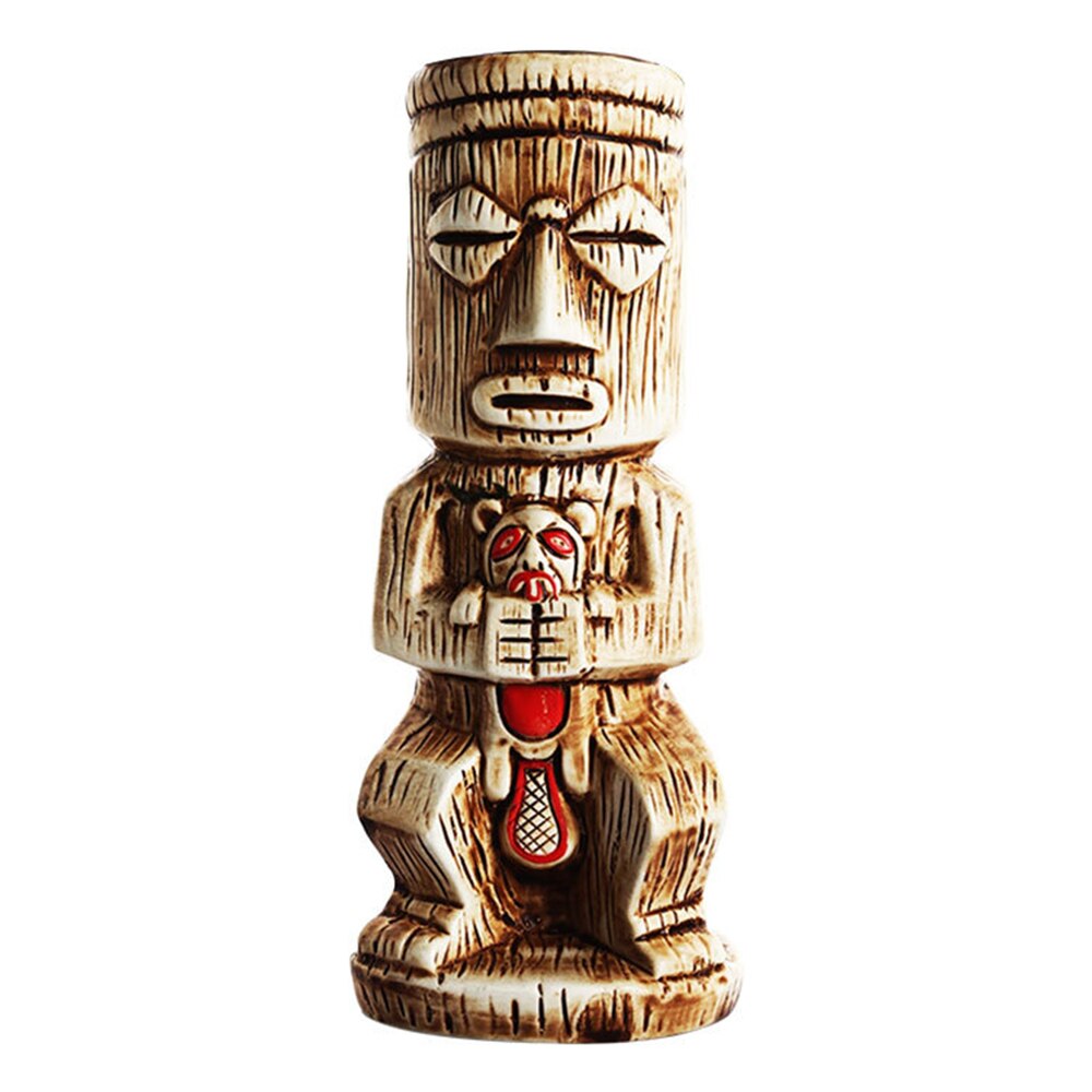 Hawaii tiki muggar bar cocktail glas öl drink kopp aimar statu dödskalle docka keramisk kopp