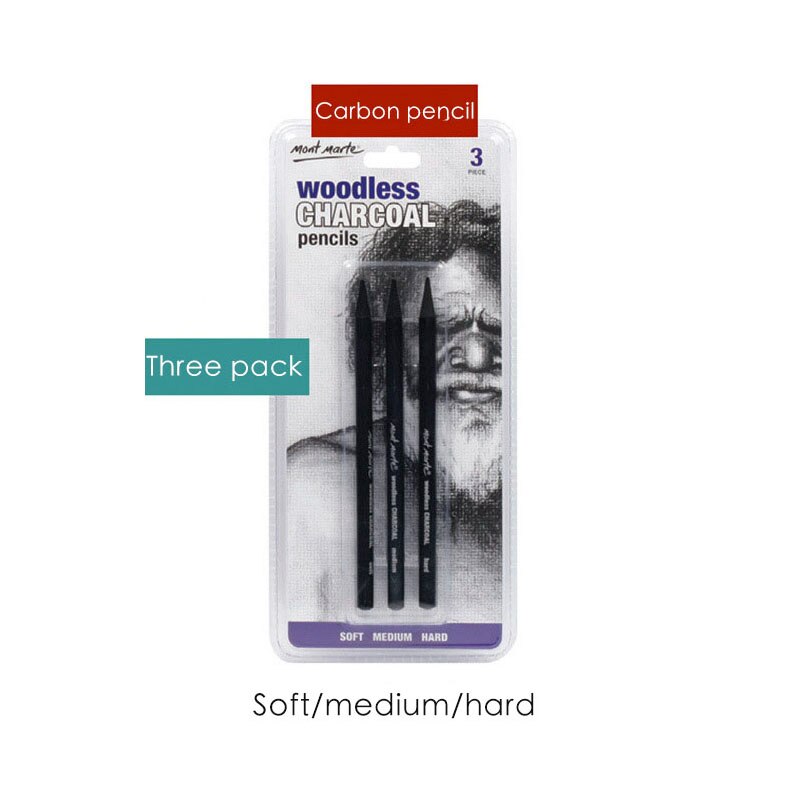 3/6 set of black carbon pen for sketching, carbon drawing pencil, sketching highlight pen for art students: 3pcsCarbon pen