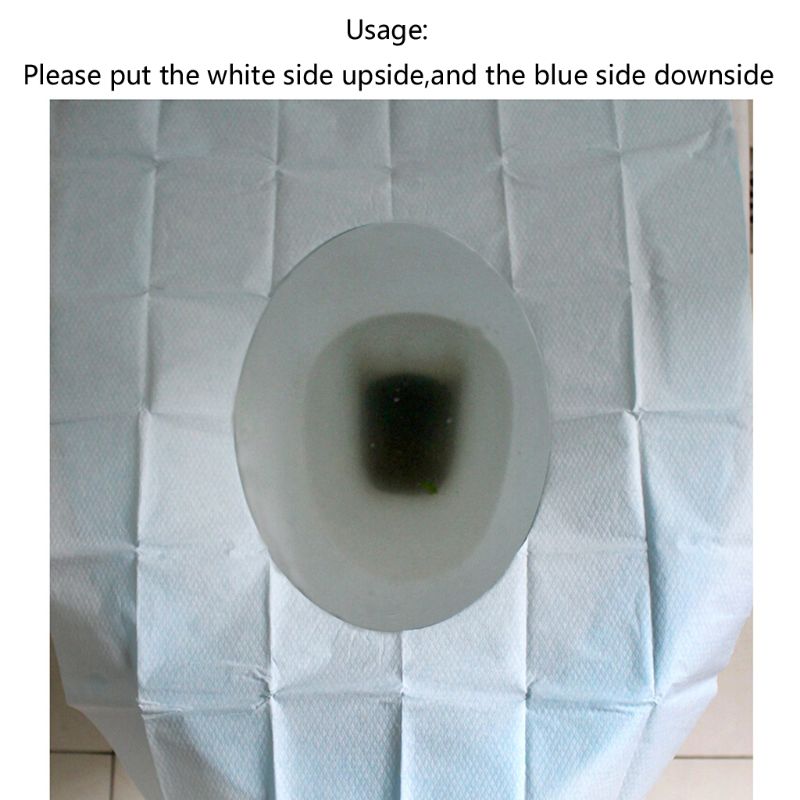 Wegwerp Toilet Seat Cover Waterdichte Draagbare Reizen Veiligheid Toiletbril Pad 87HB