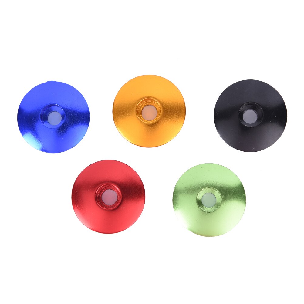 5 färger aluminiumlegering headset cap cykel cykel headset cap 28.6mm dammtät topp mtb cykel stam täcka