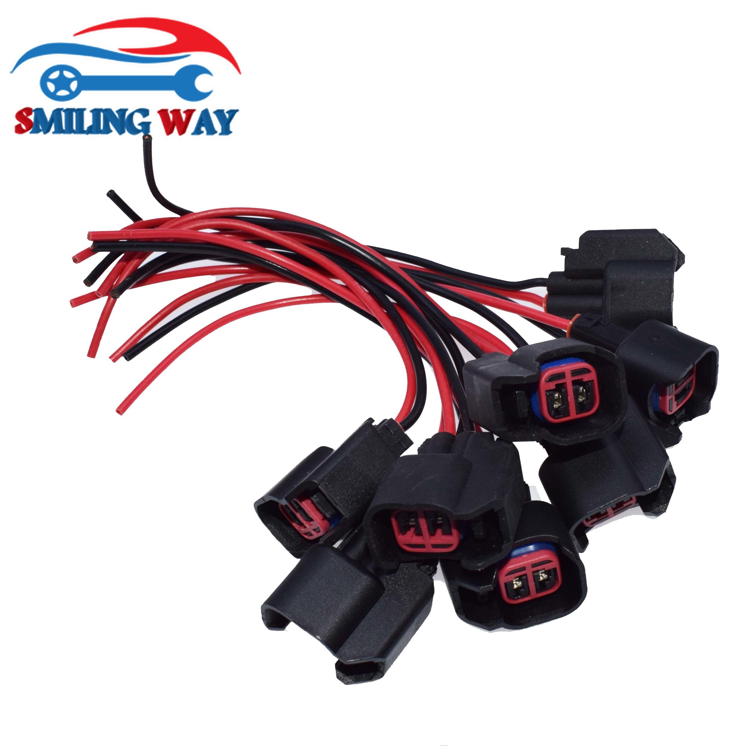 Fuel Injector & Connector Harness Plug Pigtail For Buick Cadillac Chevrolet GMC Hummer Isuzu Saab 4.8L 5.3L 6.0L OE# 12580681